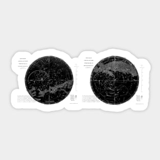 Constellations Map Sticker